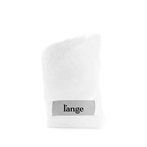 LANGE HAIR Microfiber Hair Wrap Towel | Quick-Dry & Frizz-Free Towel for Hair | Best Hair Towel for Curly Hair Long Hair and Short Hair | Ideal Head Towel for Sleep Shower and More (White)