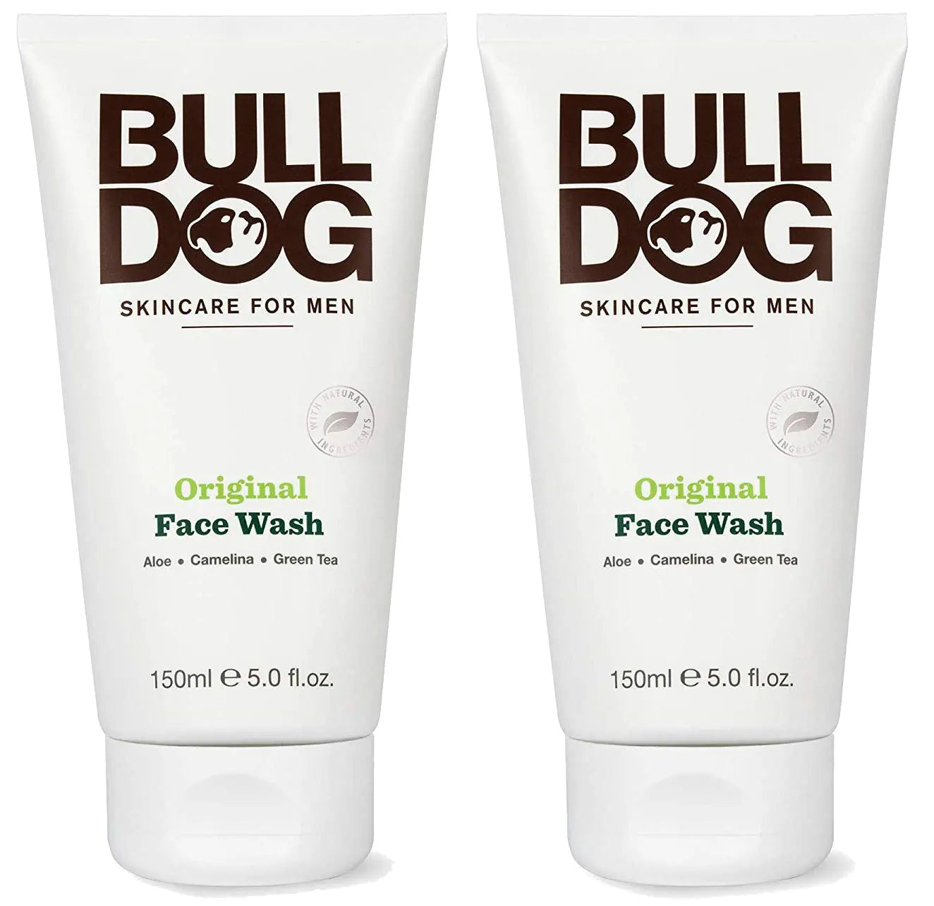 Bulldog Skincare and Grooming For Men Face Wash Pack of 2. 5 Ounces