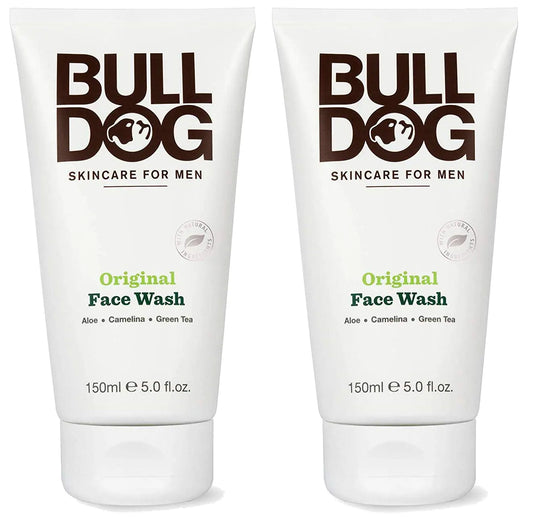 Bulldog Skincare and Grooming For Men  Face Wash Pack of 2. 5 Ounces