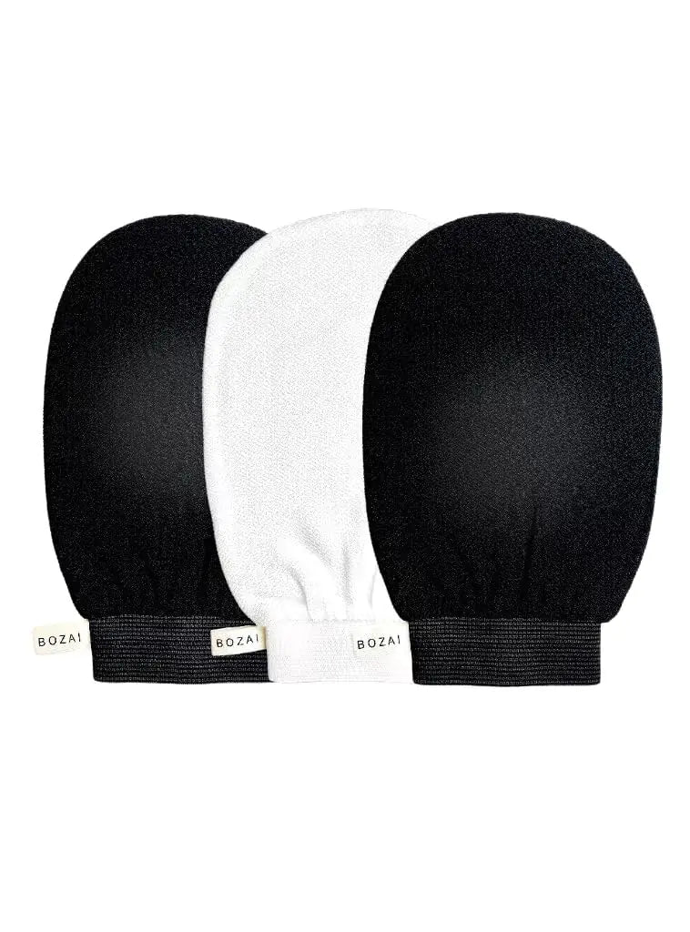 Exfoliating Glove 3pc Korean Exfoliating Mitt Visibly Lift Away Dead Skin