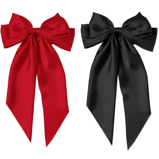 Red/Black Hair Bow