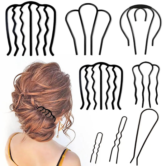 8 Piece Hair Side Combs