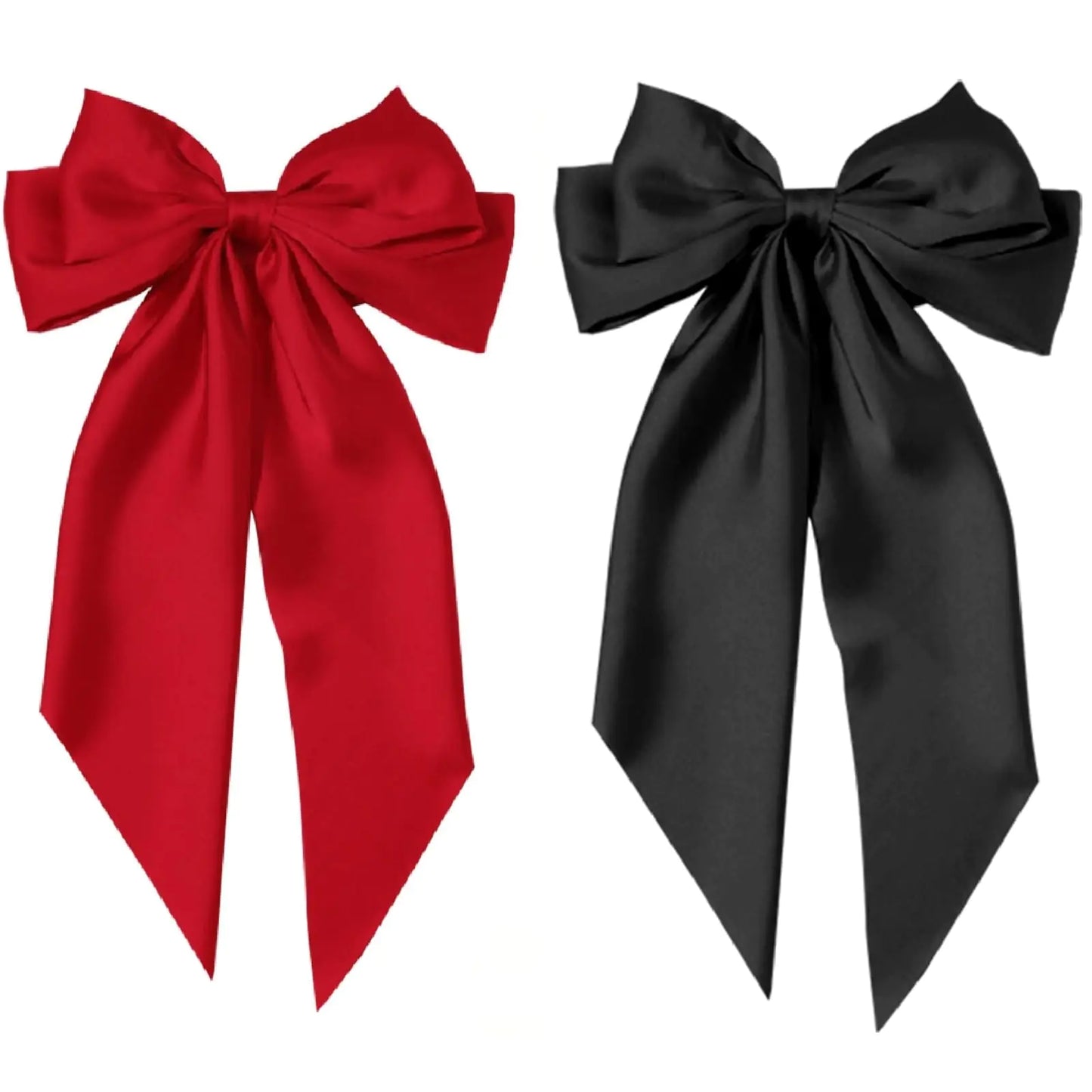 Red/Black Hair Bow